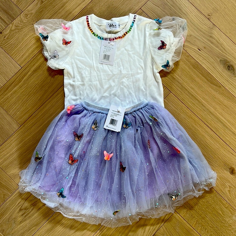 Butterfly Skirt and Matching Top
